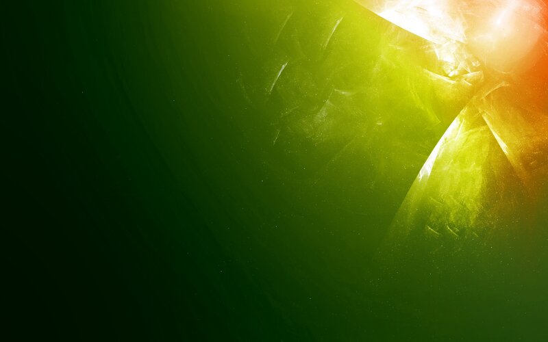 Abstract Green Light — Dramatic