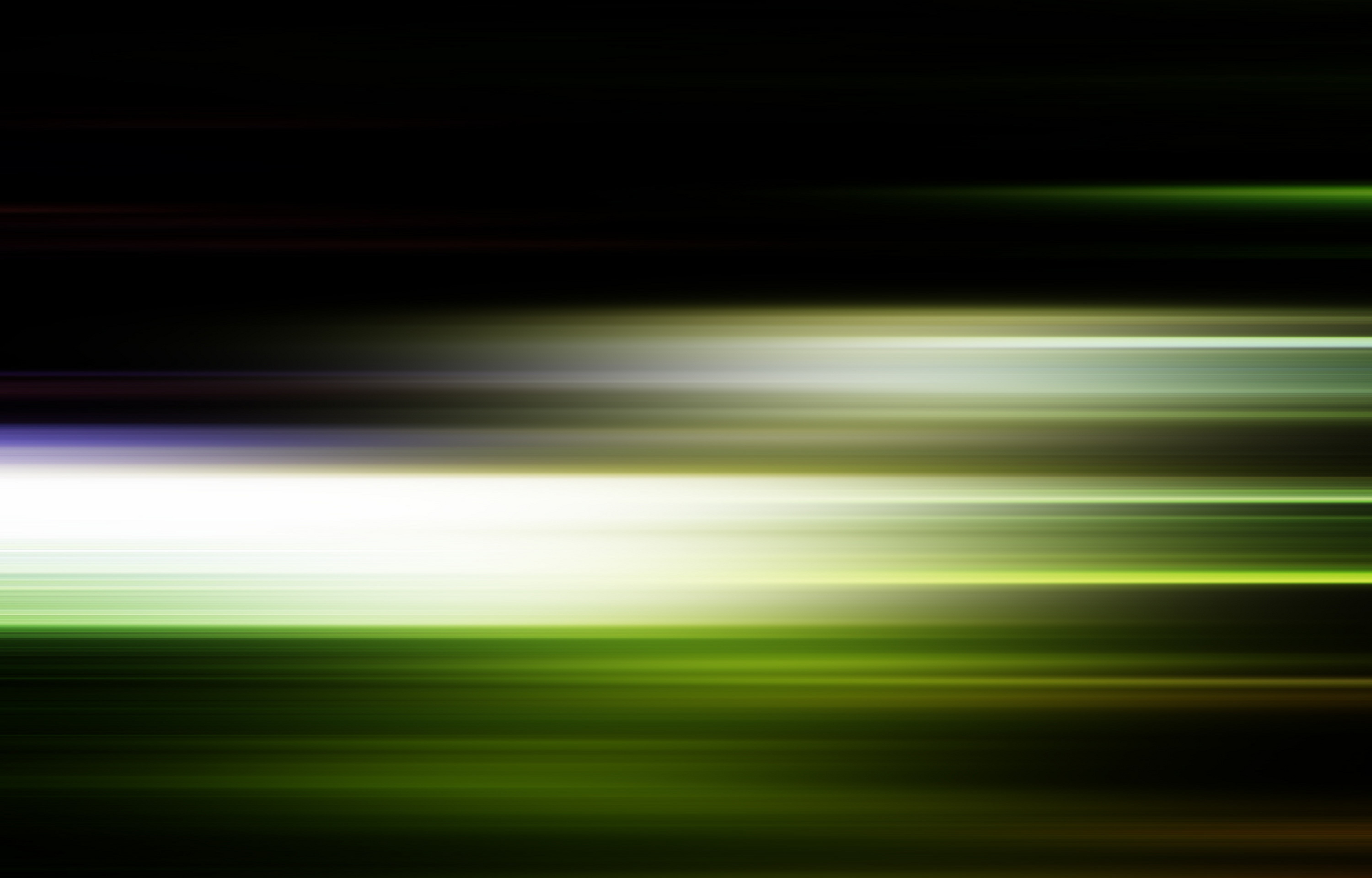 abstract green light streaks
