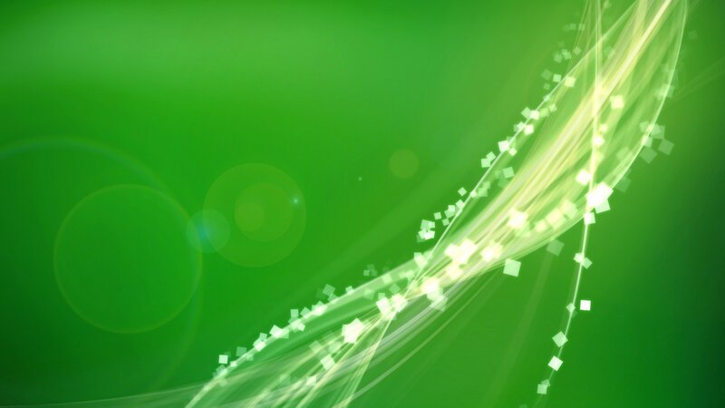 Abstract Green Light Waves — Calm