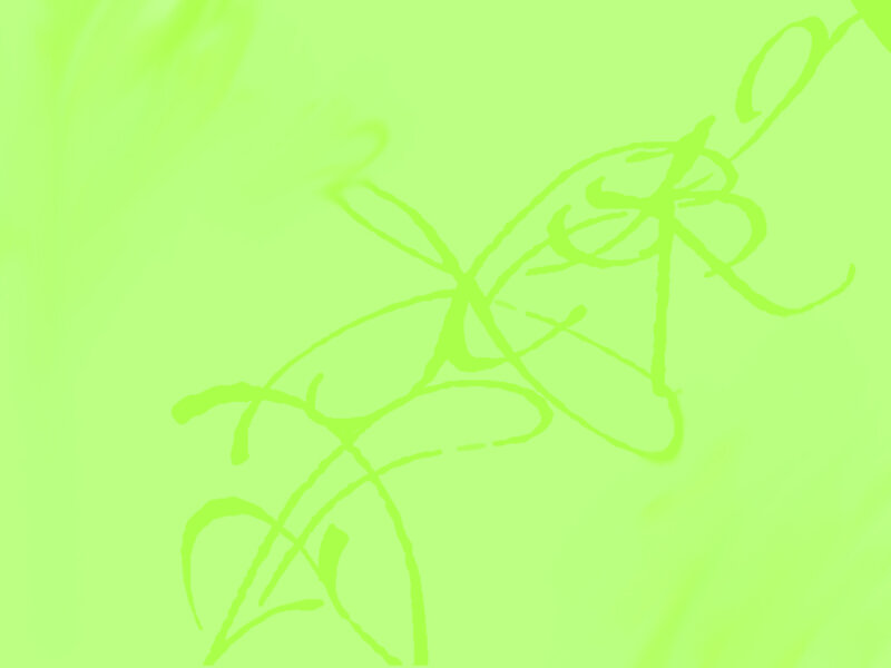 abstract green line art