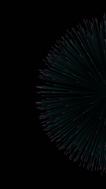 Abstract Green Lines — Minimalist