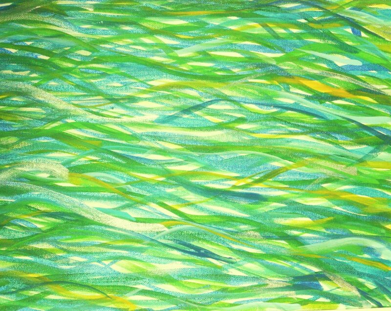Abstract Green Lines