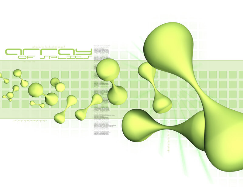 abstract green molecular design