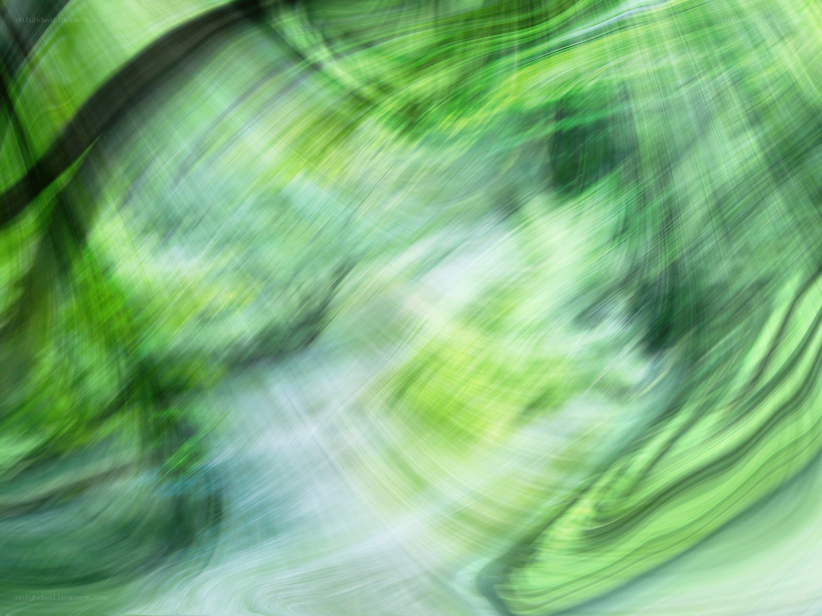 abstract green motion blur