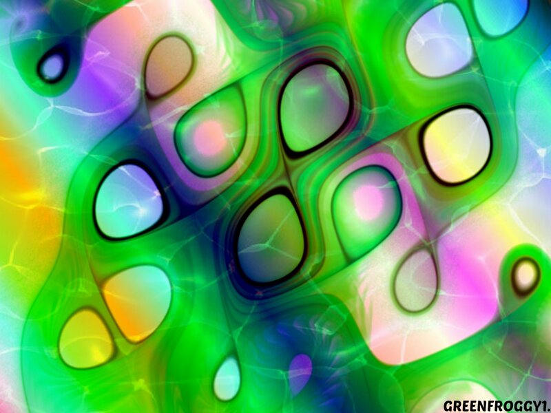 Abstract Green Pattern — Vibrant