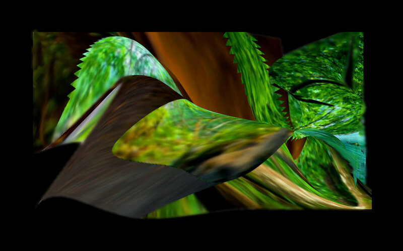 Abstract Green Shapes — Dynamic