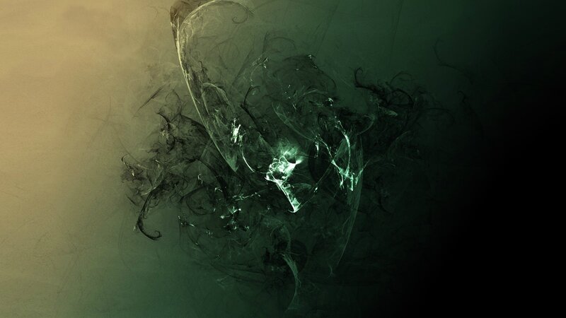 Abstract Green Smoke