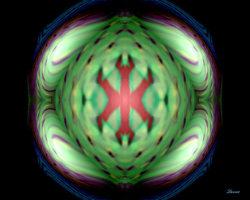 Abstract Green Sphere — Hypnotic