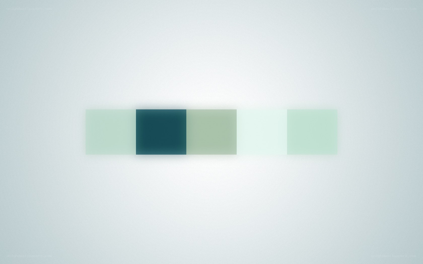 abstract green squares