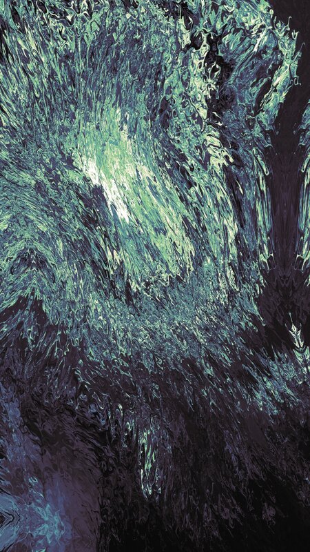 Abstract Green Swirl — Chaotic