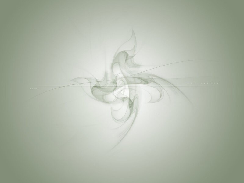 Abstract green swirl design