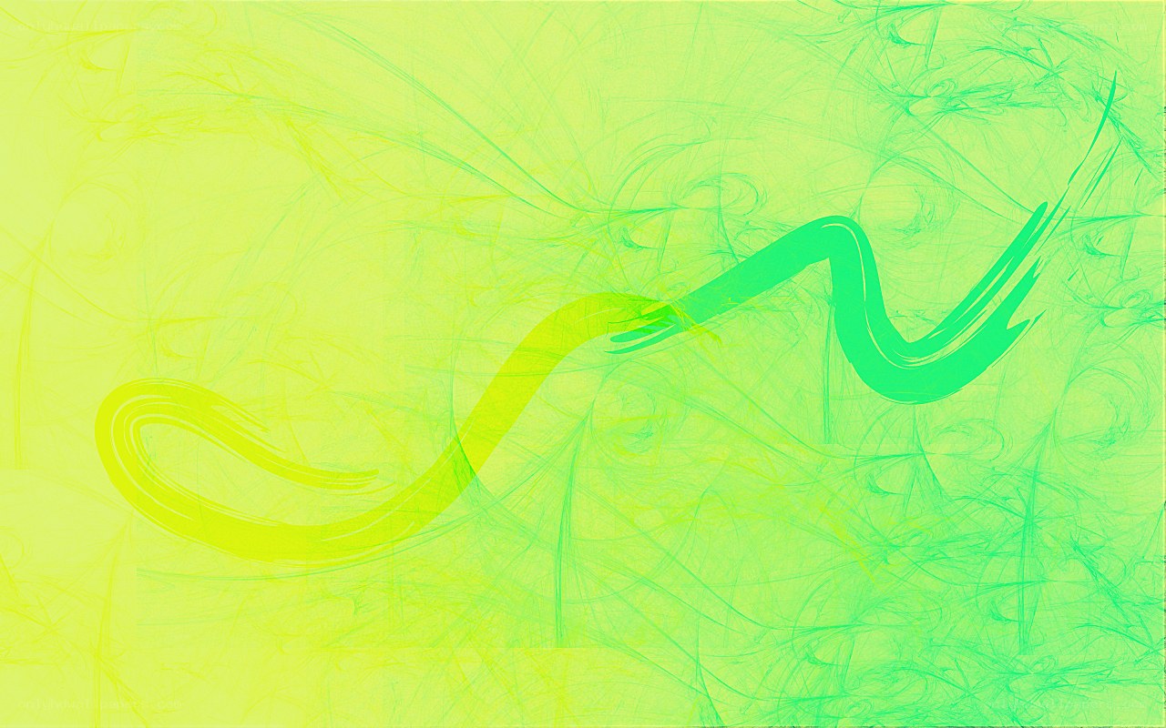 abstract green swirl design