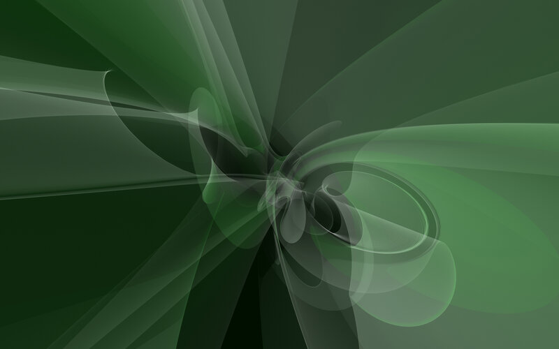 Abstract green swirl pattern
