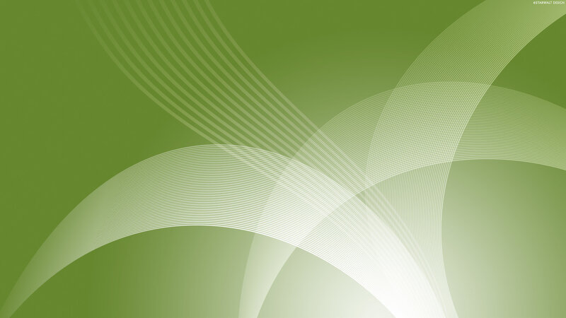 Abstract Green Swirls — Calm, Curves
