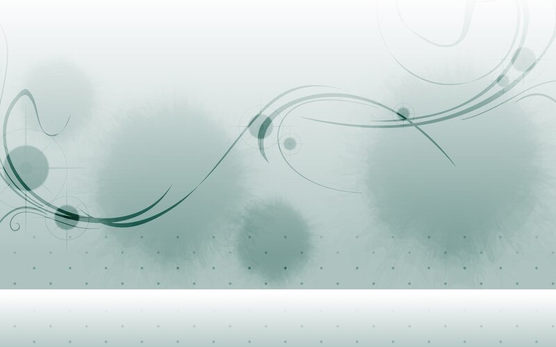 Abstract Green Swirls — Calm, Dots