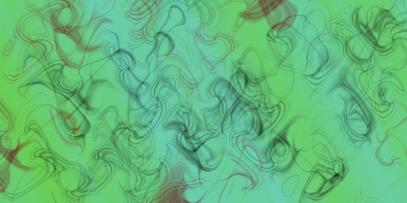 Abstract Green Swirls — Calm