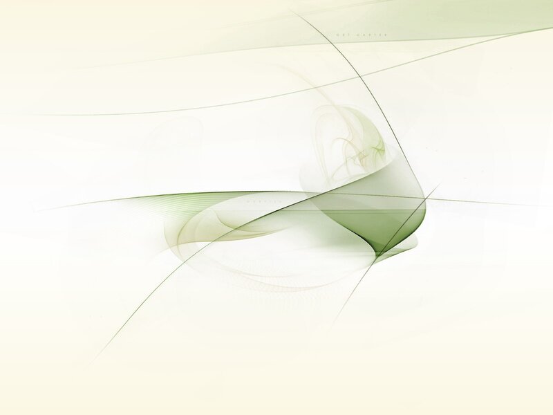 Abstract Green Swirls — Serene