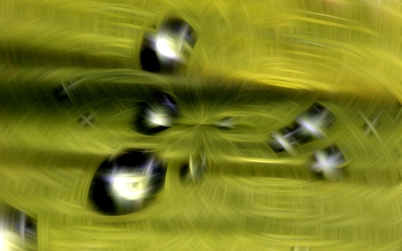 Abstract Green Swirls — Yellow