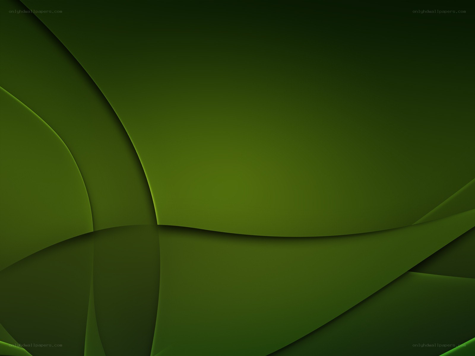 Abstract green wave design