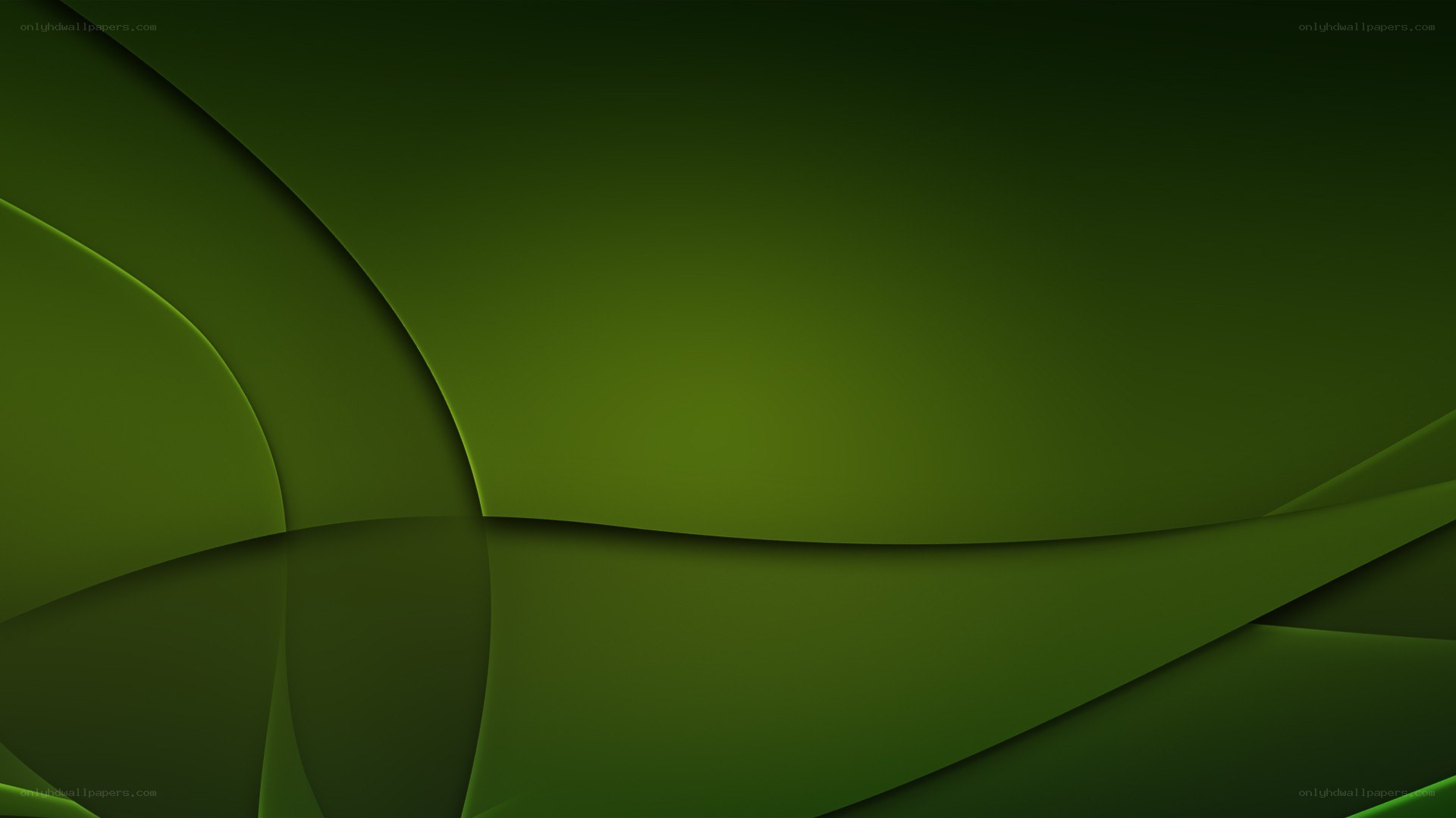 abstract green wave design