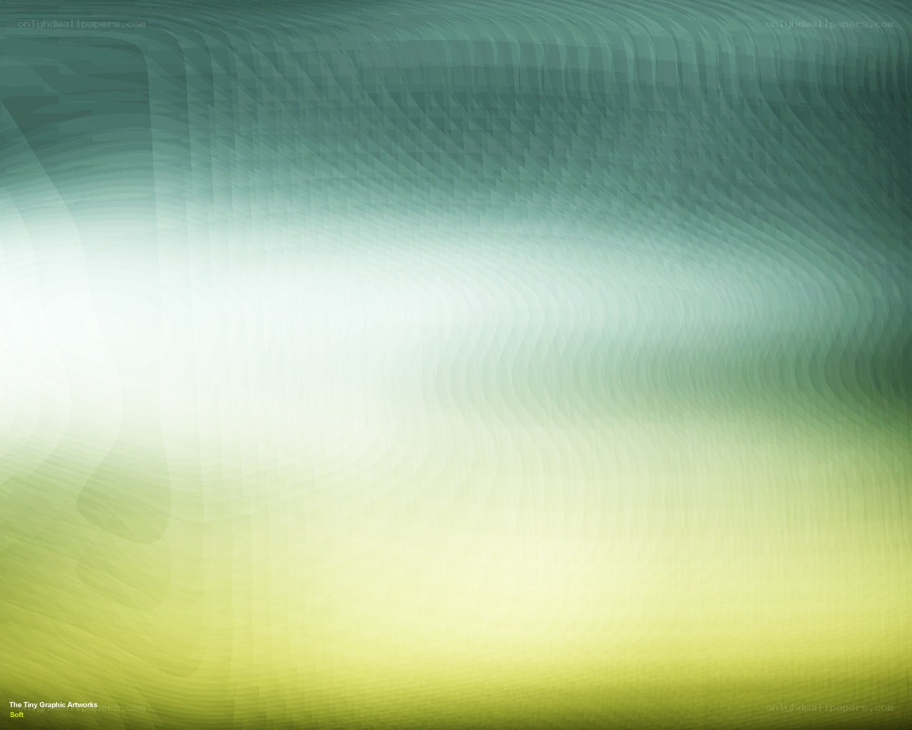 Abstract green wave pattern