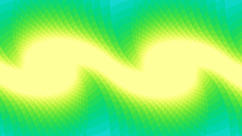 Abstract Green Wave Pattern — Calm