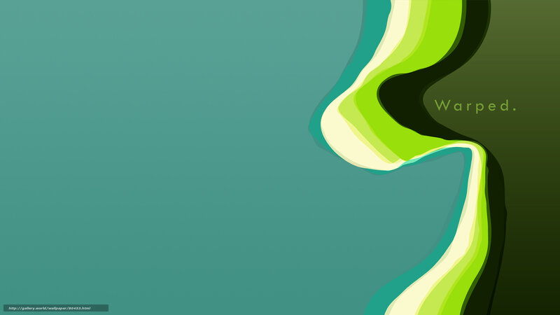 Abstract Green Wave