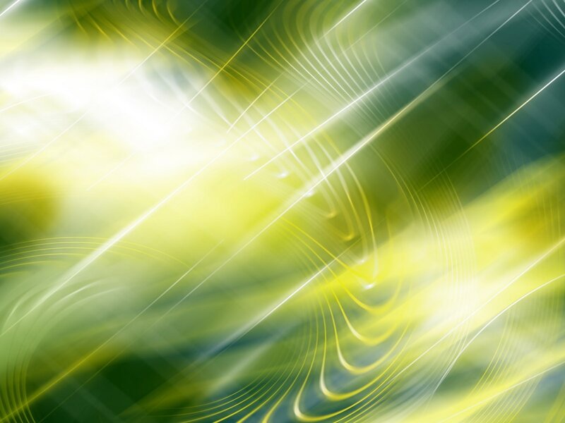 Abstract Green Yellow Lines