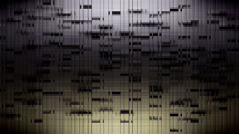 Abstract Grid Pattern — Black, Dark