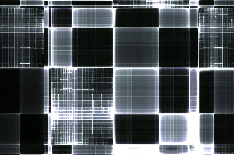 Abstract Grid Pattern — Black, Technological, Lines
