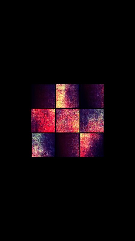Abstract Grid Pattern — Red, Dark