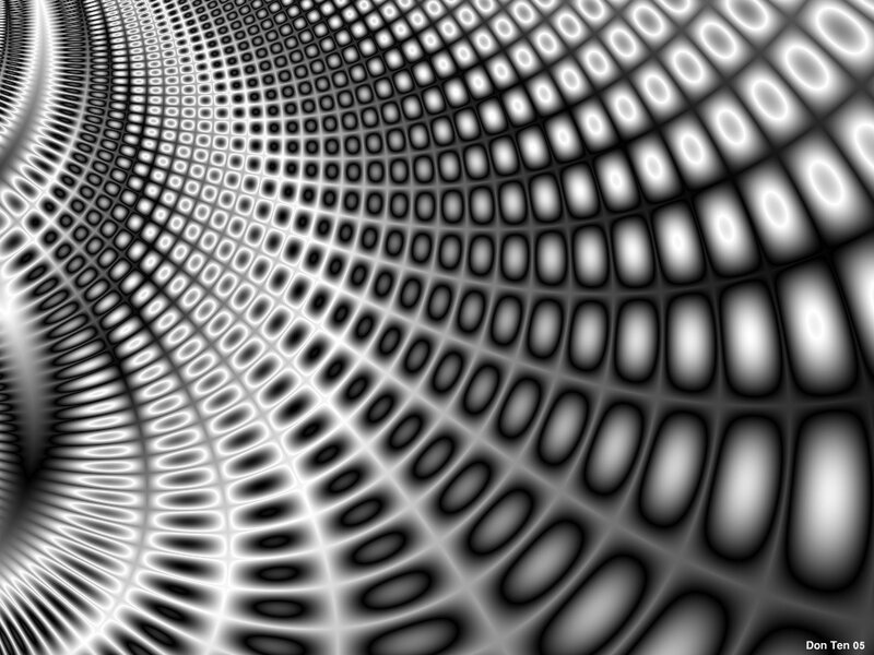 Abstract grid pattern with optical illusion