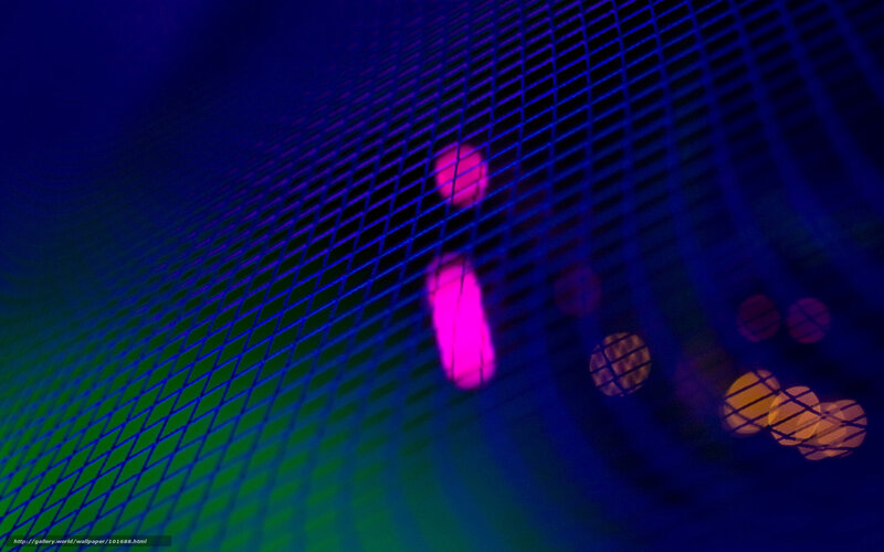 abstract grid with glowing lights