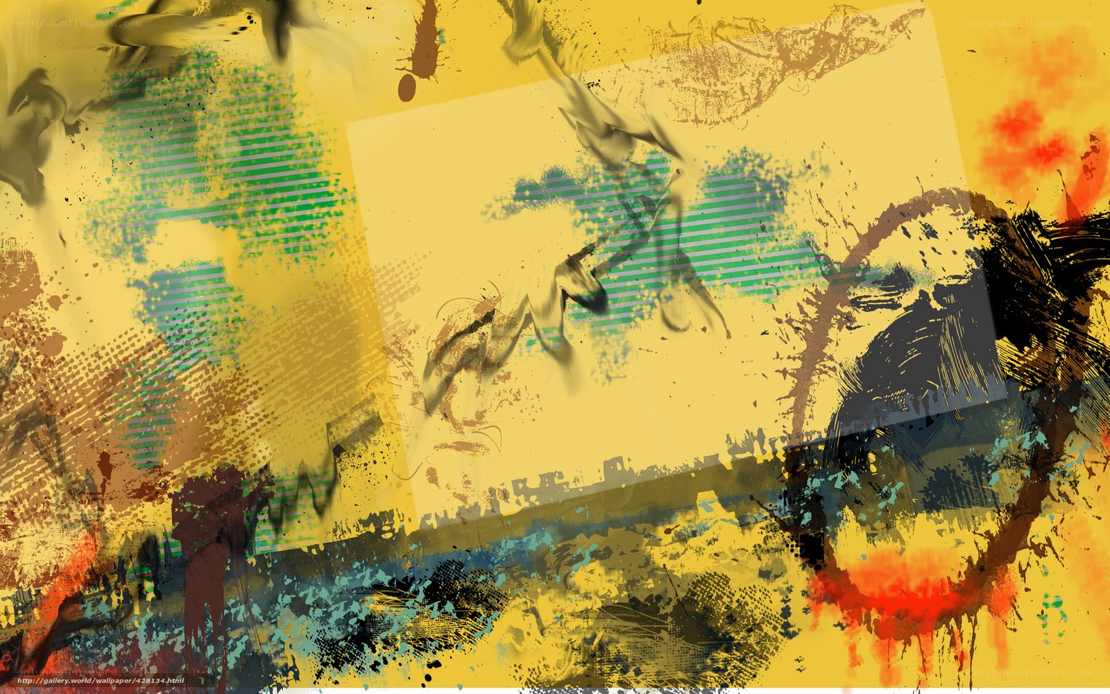 abstract grunge art collage