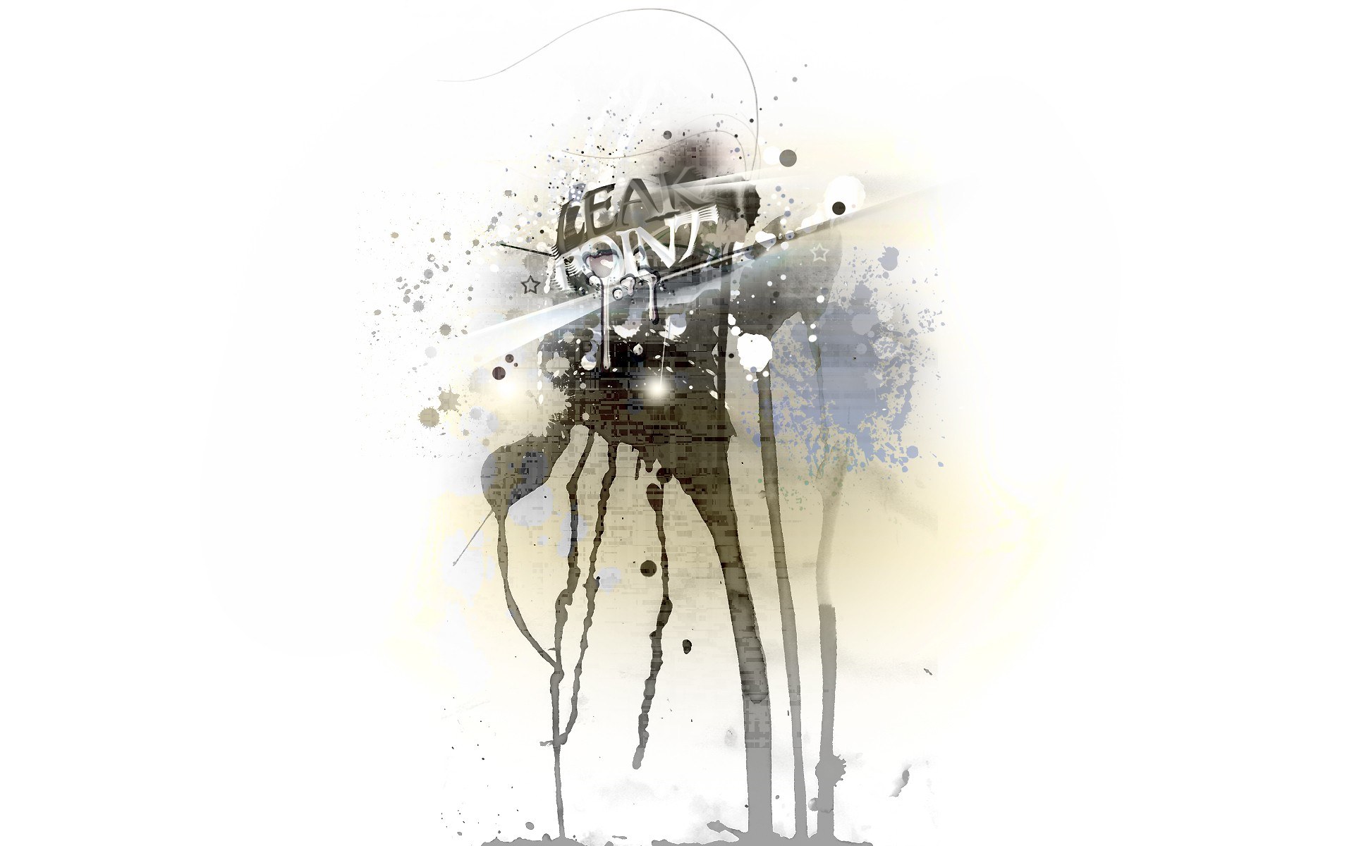 abstract grunge art with text