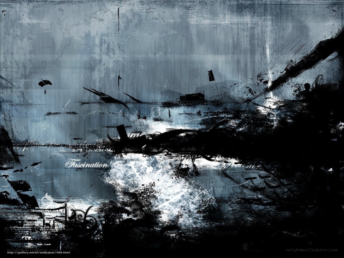 abstract grunge landscape