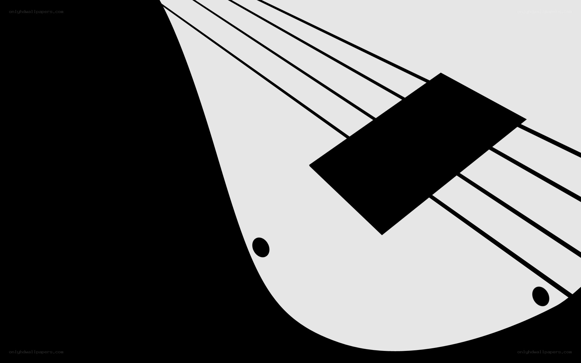 abstract guitar design