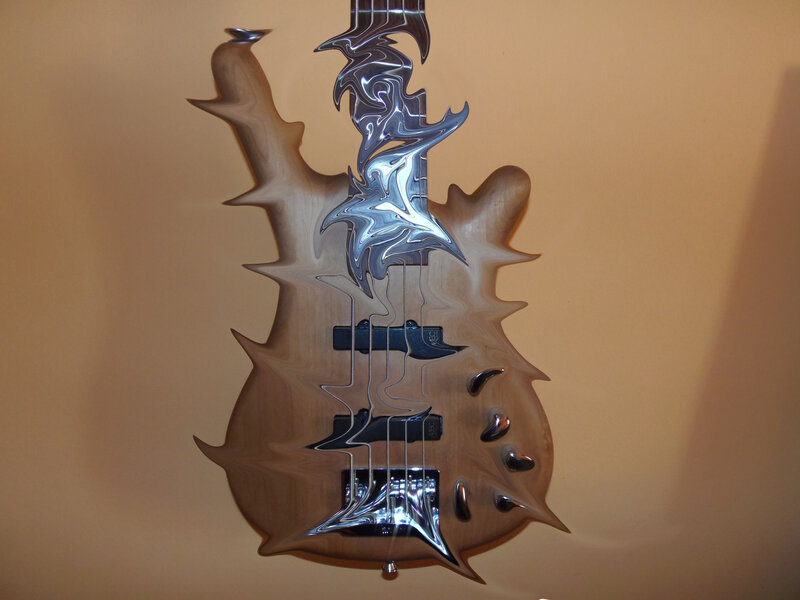 Abstract Guitar Sculpture