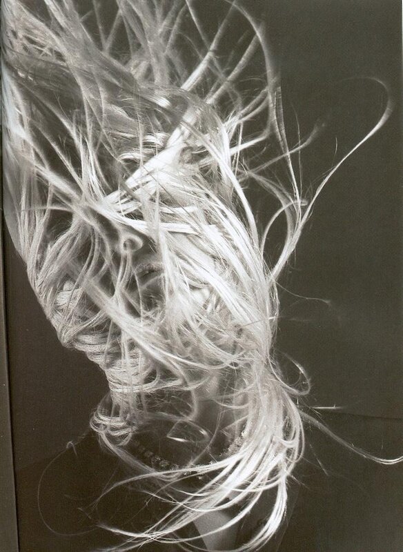 abstract hair portrait