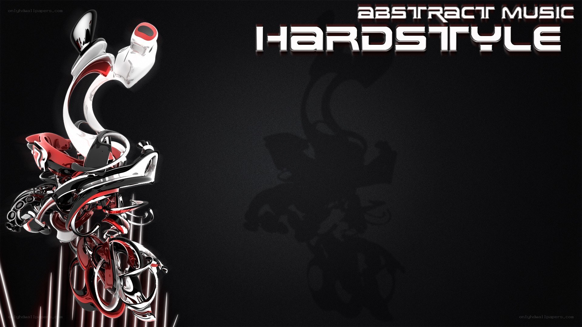 abstract hardstyle music art
