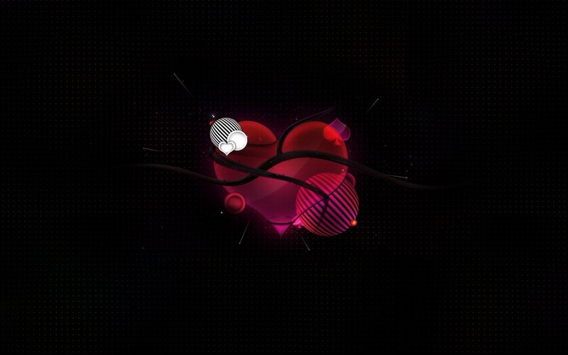 abstract heart design