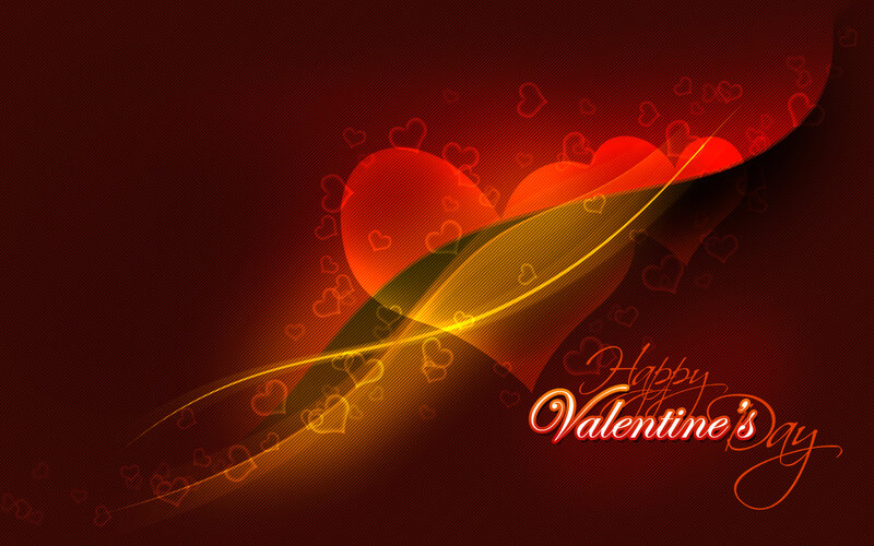 Abstract Heart Design — Red