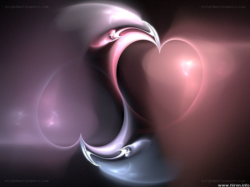 Abstract heart light design
