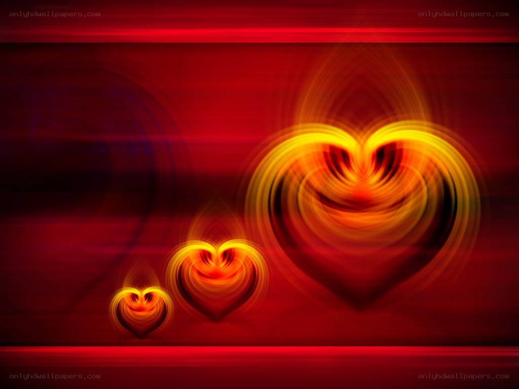 Abstract heart motion art