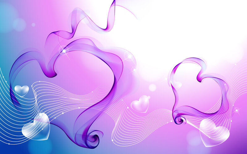 Abstract Heart Shapes