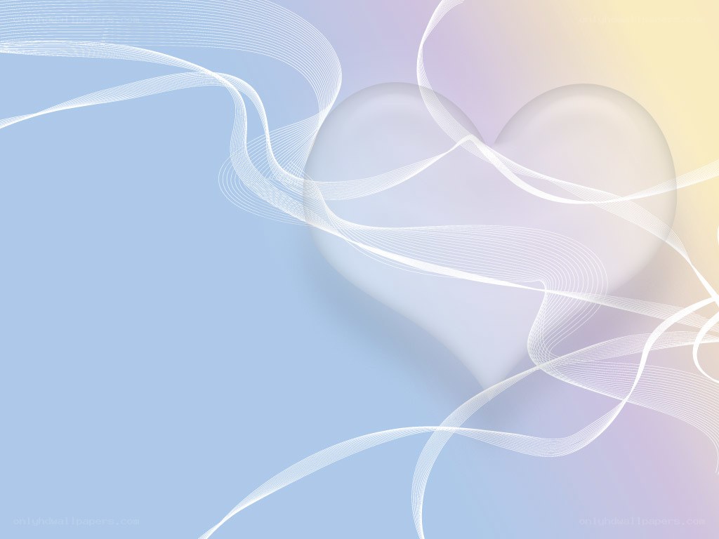 abstract heart with flowing lines