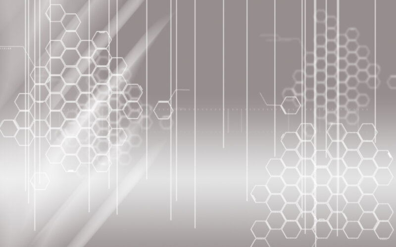 abstract hexagonal network design