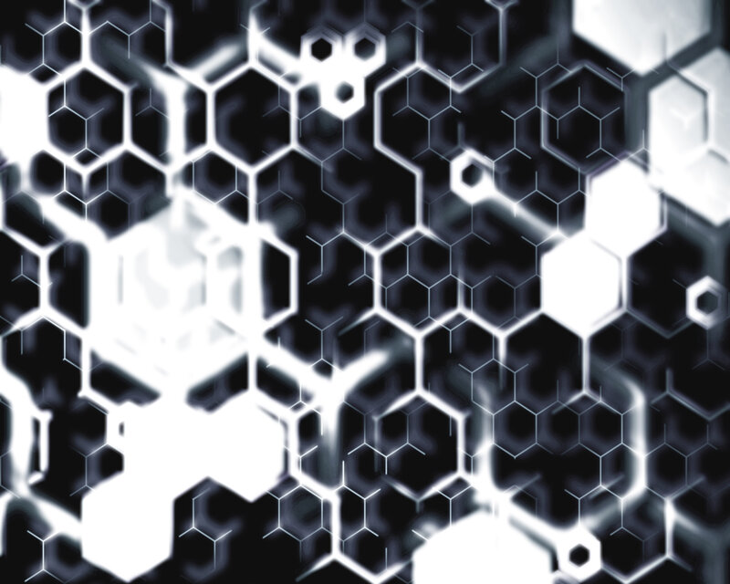 abstract hexagonal pattern