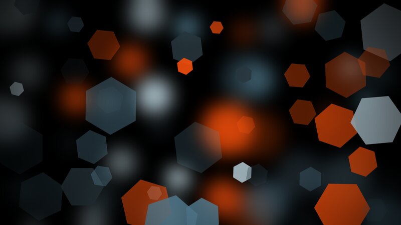 Abstract Hexagonal Shapes
