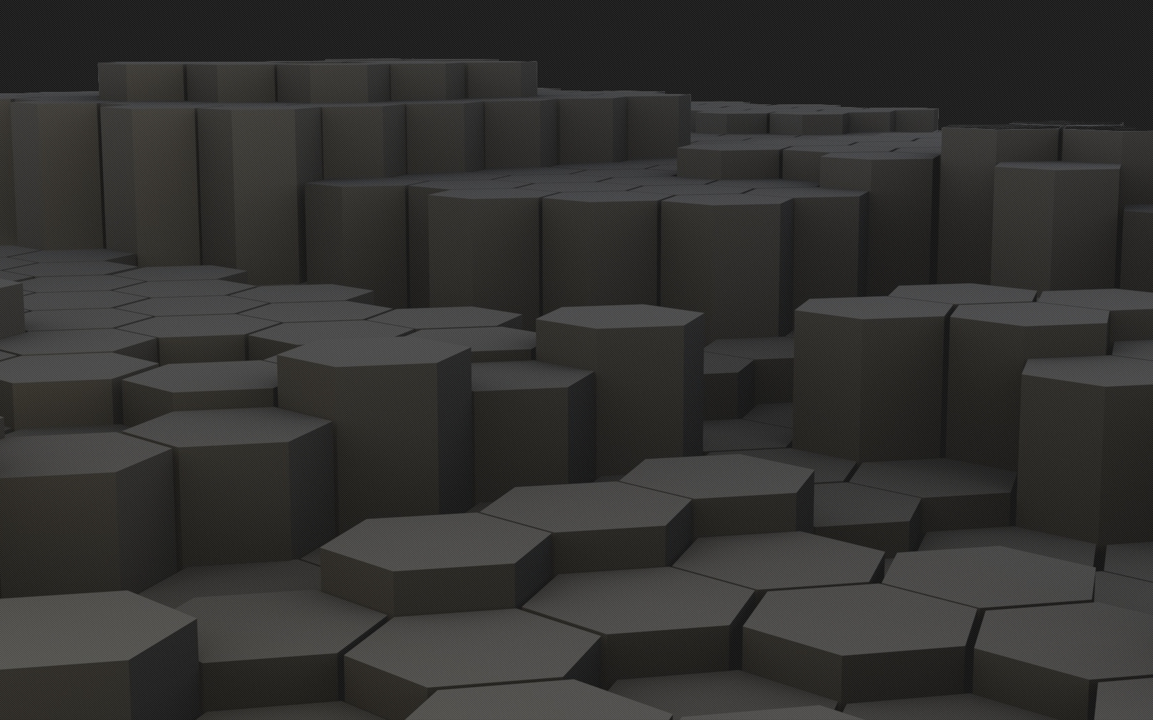 abstract hexagonal terrain